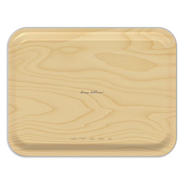 Birdhouse birchwood decorative serving tray large 16.5x12.5 inch by Anne Kilham - Trays4Us