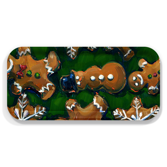 Cookies birchwood decorative serving tray Small 11x5 inch by Alyssa Watters - Trays4Us