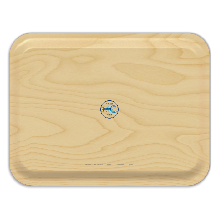 Dragonfly birchwood decorative serving tray large 16.5x12.5 inch by Valerie Paul - Trays4Us