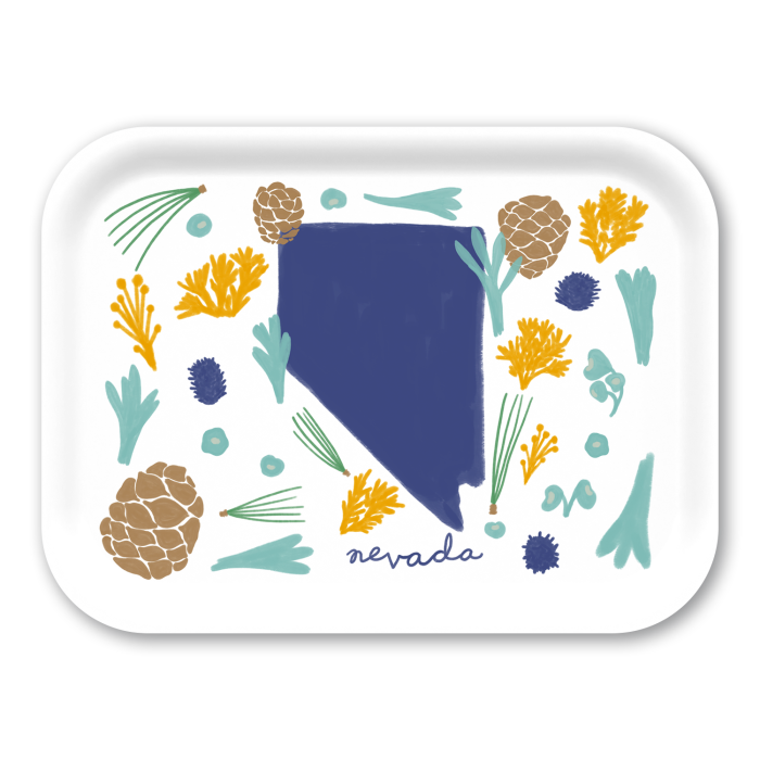 Nevada Fresh birchwood decorative serving tray medium 11x8 inch by Jennifer Smelker - Trays4Us