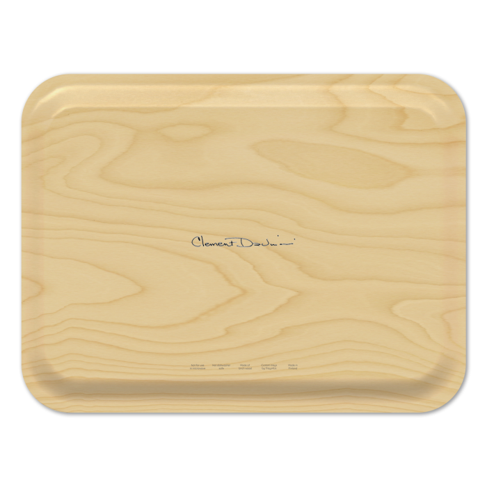 Please Touch Musem birchwood decorative serving tray large 16.5x12.5 inch by Clement DaVinci - Trays4Us