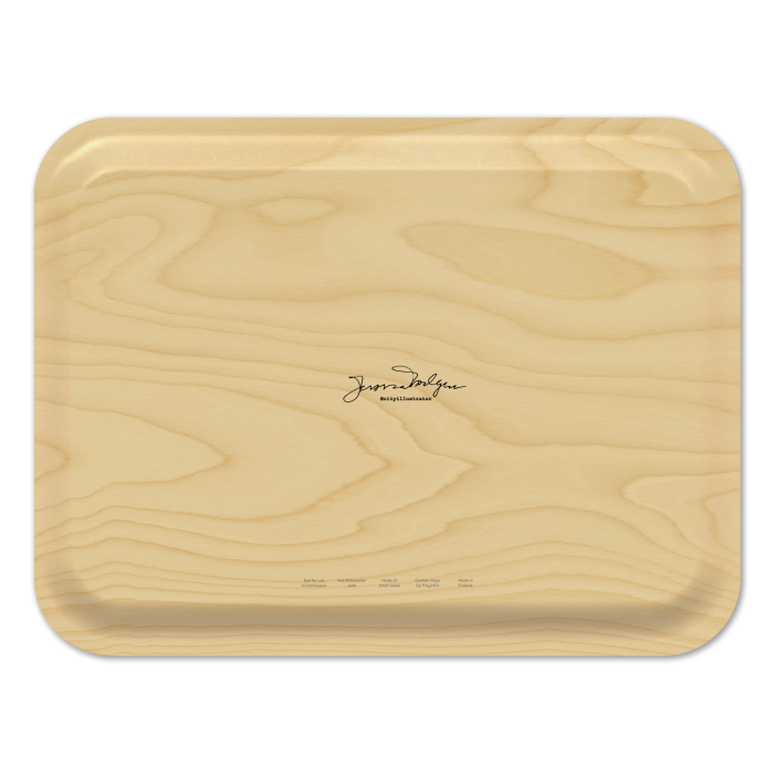 Turtle Rock Lighthouse birchwood decorative serving tray large 16.5x12.5 inch by Jess Rodgers - Trays4Us