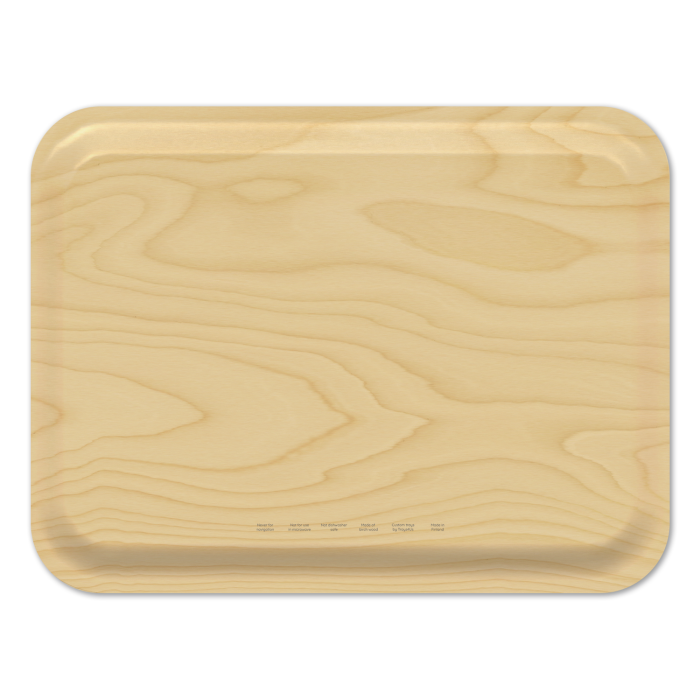 Urbanna 1917 birchwood decorative serving tray large 16.5x12.5 inch by NOAA Nautical - Trays4Us