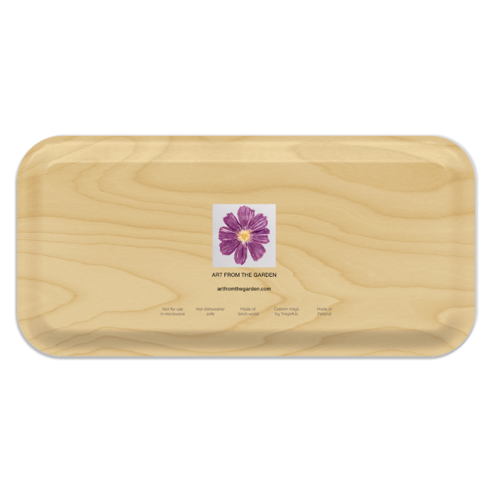 Maine Apples birchwood decorative serving tray Small 11x5 inch by Kerry Michaels - Trays4Us