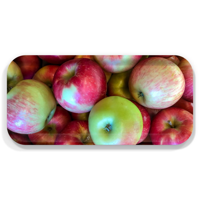 Maine Apples birchwood decorative serving tray Small 11x5 inch by Kerry Michaels - Trays4Us