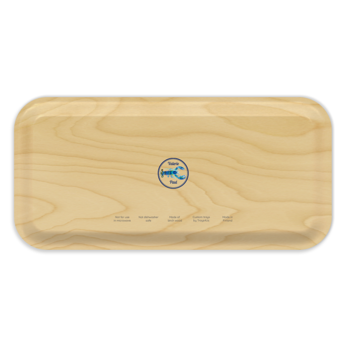 Loon birchwood decorative serving tray Small 11x5 inch by Valerie Paul - Trays4Us