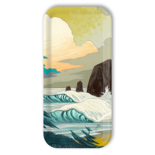 BreakInTheStorm birchwood decorative serving tray Small 11x5 inch by Erik Abel - Trays4Us