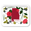 Alabama Fresh birchwood decorative serving tray large 16.5x12.5 inch by Jennifer Smelker - Trays4Us