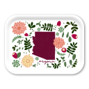 Arizona Fresh birchwood decorative serving tray medium 11x8 inch by Jennifer Smelker - Trays4Us