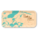 Battle Lake MN birchwood decorative serving tray Small 11x5 inch by Lakebound - Trays4Us