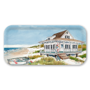 Beach Cottage birchwood decorative serving tray Small 11x5 inch by Donna Elias - Trays4Us