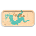 Caddo Lake TX LA birchwood decorative serving tray Small 11x5 inch by Lakebound - Trays4Us