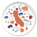 California Fresh birchwood decorative serving tray round 15.7 inch by Jennifer Smelker - Trays4Us