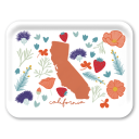 California Fresh birchwood decorative serving tray large 16.5x12.5 inch by Jennifer Smelker - Trays4Us