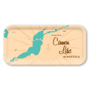 Cannon Lake MN birchwood decorative serving tray Small 11x5 inch by Lakebound - Trays4Us
