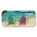 Chair Islands Name-drop birchwood decorative serving tray Small 11x5 inch by Alan Claude - Trays4Us