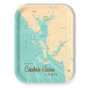 Charlotte Harbor FL birchwood decorative serving tray medium 11x8 inch by Lakebound - Trays4Us
