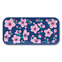 Cherry Blossoms birchwood decorative serving tray Small 11x5 inch by Ale Rodriguez-Gitler - Trays4Us