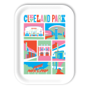 Cleveland Park birchwood decorative serving tray medium 11x8 inch by Ale Rodriguez-Gitler - Trays4Us