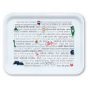 Colorado Bucket List birchwood decorative serving tray large 16.5x12.5 inch by Jennifer Smelker - Trays4Us