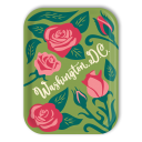 DC Roses birchwood decorative serving tray medium 11x8 inch by Ale Rodriguez-Gitler - Trays4Us