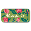DC Roses birchwood decorative serving tray Small 11x5 inch by Ale Rodriguez-Gitler - Trays4Us