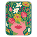 DMV Girl birchwood decorative serving tray large 16.5x12.5 inch by Ale Rodriguez-Gitler - Trays4Us
