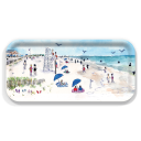 Beach Getaway birchwood decorative serving tray Small 11x5 inch by Michael Storrings - Trays4Us