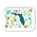 Florida Fresh birchwood decorative serving tray medium 11x8 inch by Jennifer Smelker - Trays4Us