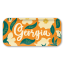 Georgia Cherokee Roses birchwood decorative serving tray Small 11x5 inch by Ale Rodriguez-Gitler - Trays4Us