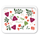 Hawaii Fresh birchwood decorative serving tray large 16.5x12.5 inch by Jennifer Smelker - Trays4Us