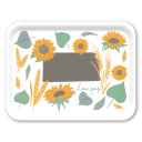Kansas Fresh birchwood decorative serving tray large 16.5x12.5 inch by Jennifer Smelker - Trays4Us