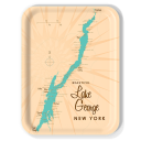 Lake George NY birchwood decorative serving tray large 16.5x12.5 inch by Lakebound - Trays4Us