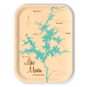 Lake Martin AL birchwood decorative serving tray medium 11x8 inch by Lakebound - Trays4Us
