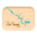Lake Panorama IA birchwood decorative serving tray medium 11x8 inch by Lakebound - Trays4Us