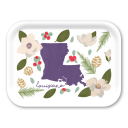 Lousiana Fresh birchwood decorative serving tray medium 11x8 inch by Jennifer Smelker - Trays4Us