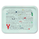 Maine  Bucket List birchwood decorative serving tray large 16.5x12.5 inch by Jennifer Smelker - Trays4Us