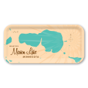 Marion Lake MN birchwood decorative serving tray Small 11x5 inch by Lakebound - Trays4Us