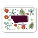 Montana Fresh birchwood decorative serving tray large 16.5x12.5 inch by Jennifer Smelker - Trays4Us