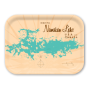 Namakan Lake MN birchwood decorative serving tray medium 11x8 inch by Lakebound - Trays4Us