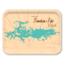 Namakan Lake MN birchwood decorative serving tray large 16.5x12.5 inch by Lakebound - Trays4Us