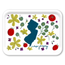 New Jersey Fresh birchwood decorative serving tray large 16.5x12.5 inch by Jennifer Smelker - Trays4Us