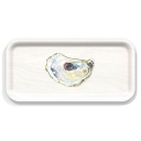 Oyster birchwood decorative serving tray Small 11x5 inch by Valerie Paul - Trays4Us
