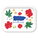 Puerto Rico Fresh birchwood decorative serving tray medium 11x8 inch by Jennifer Smelker - Trays4Us