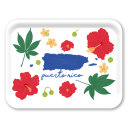 Puerto Rico Fresh birchwood decorative serving tray large 16.5x12.5 inch by Jennifer Smelker - Trays4Us