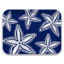 Starfish birchwood decorative serving tray large 16.5x12.5 inch by Kate Nelligan - Trays4Us