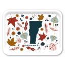 Vermont Fresh birchwood decorative serving tray large 16.5x12.5 inch by Jennifer Smelker - Trays4Us