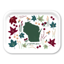 Wisconsin Fresh birchwood decorative serving tray medium 11x8 inch by Jennifer Smelker - Trays4Us
