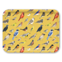 Birds birchwood decorative serving tray large 16.5x12.5 inch by Brigida Swanson - Trays4Us