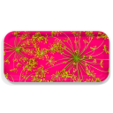 Hot Pink Dill birchwood decorative serving tray Small 11x5 inch by Kerry Michaels - Trays4Us